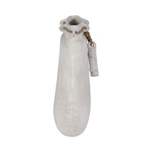 OLIVER WHITE VASE 16 (IN) 5