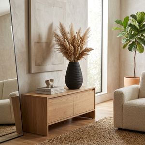HAVENOAK BLACK VASE 18 (IN) 2