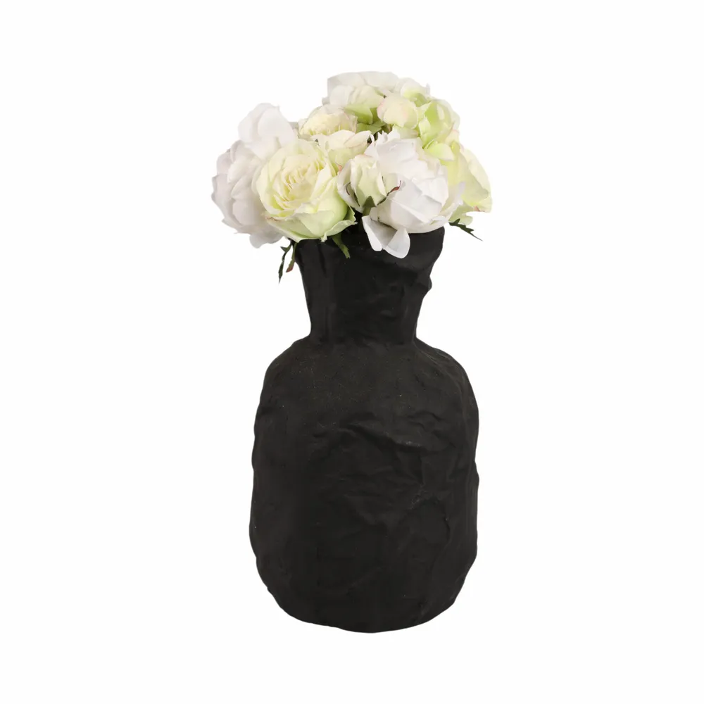 DUNLAPCLIFF BLACK VASE 14 (IN)
