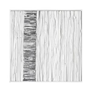 Stripe Wood I Dimensional Wall Art - White 1