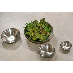 Greek Key Centerpiece Bowl - Nickel 4