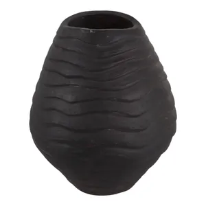 HAVENOAK BLACK VASE 14 (IN) 6