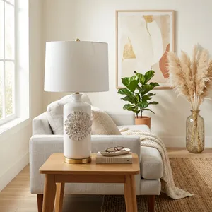 GRISHAMCREST TAN LAMP 29 (IN) 10