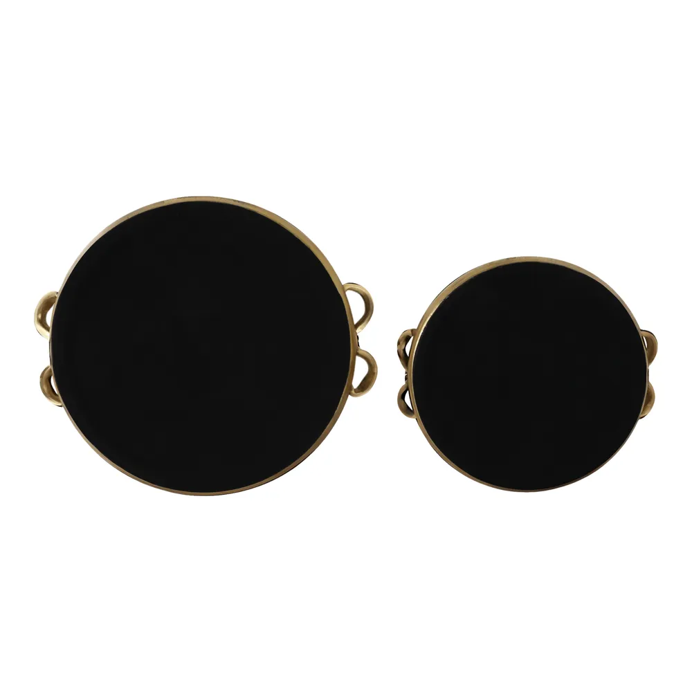 BRAMWIND SET OF 2 GOLD TRAY 2 (IN)