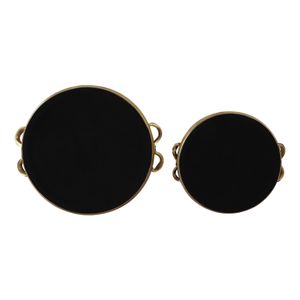 BRAMWIND SET OF 2 GOLD TRAY 2 (IN) 8