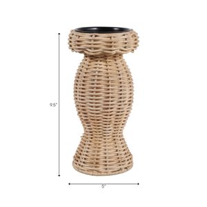 FINTONVIEW BROWN CANDLE HOLDER 10 (IN) 8