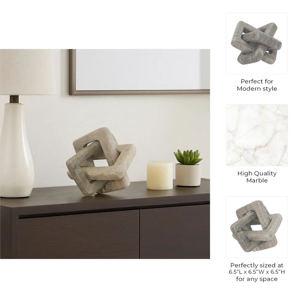 BIRCHCROSS BEIGE DECOR 7 (IN)