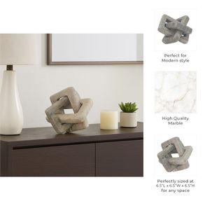 BIRCHCROSS BEIGE DECOR 7 (IN) 11
