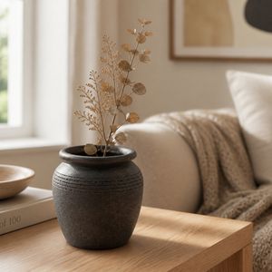 GRIFFINLAND BLACK VASE 6 (IN) 2