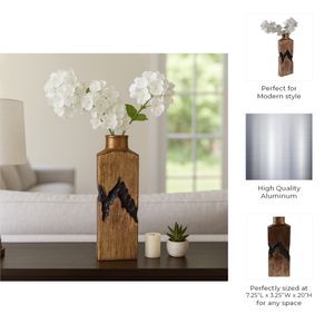 HALDENMILL GOLD VASE 20 (IN) 10