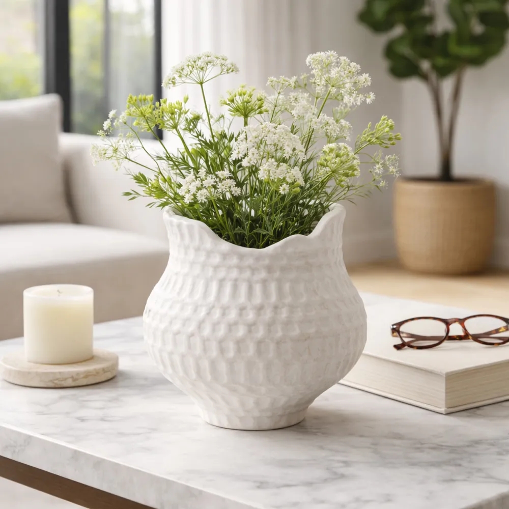 DILLONGROVE IVORY VASE 12 (IN)