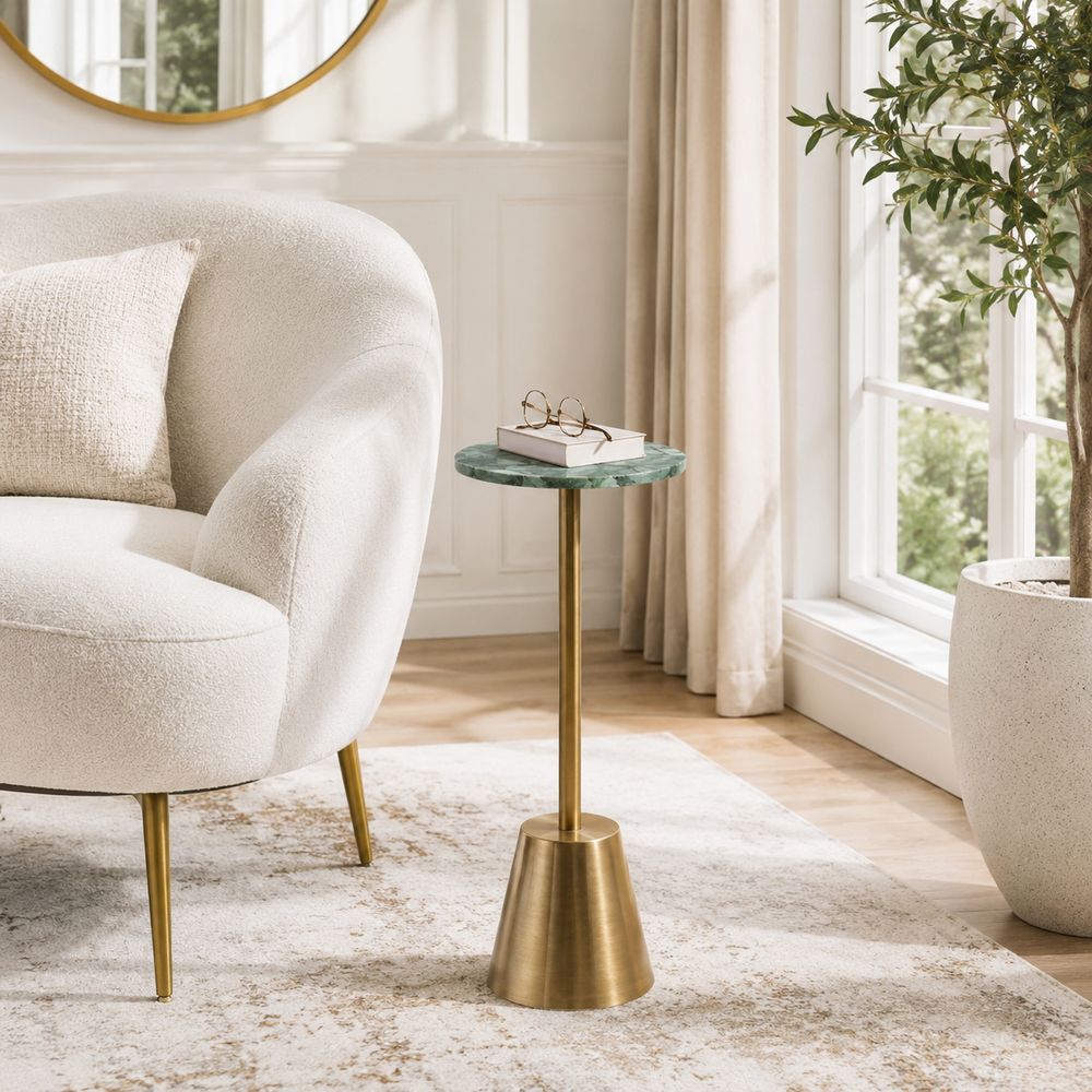 FENTONFORD GREEN ACCENT TABLE 25 (IN)