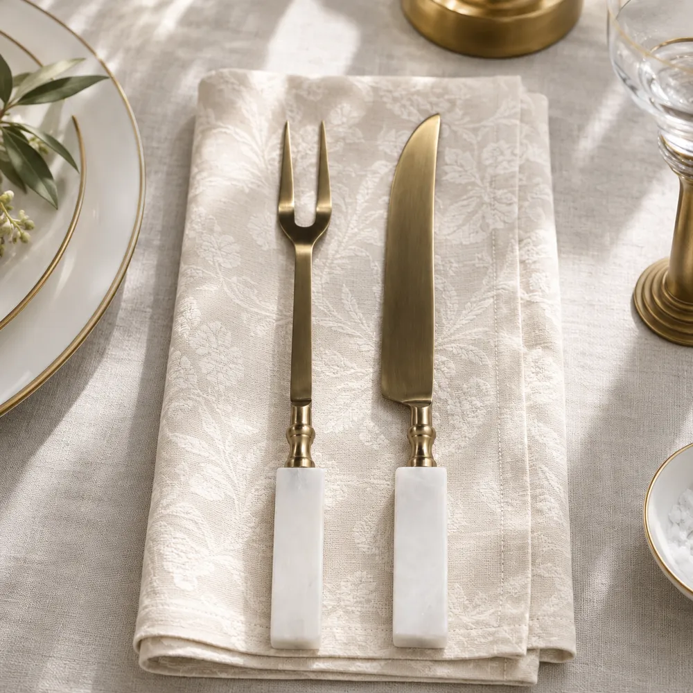 ELMCLIFF SET OF 2 WHITE SERVEWARE 1 (IN)