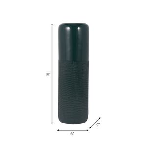 BECKHAVEN GREEN VASE 18 (IN) 7