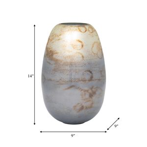 GLASS, 14" VAPOR GLASS, BLUE 9