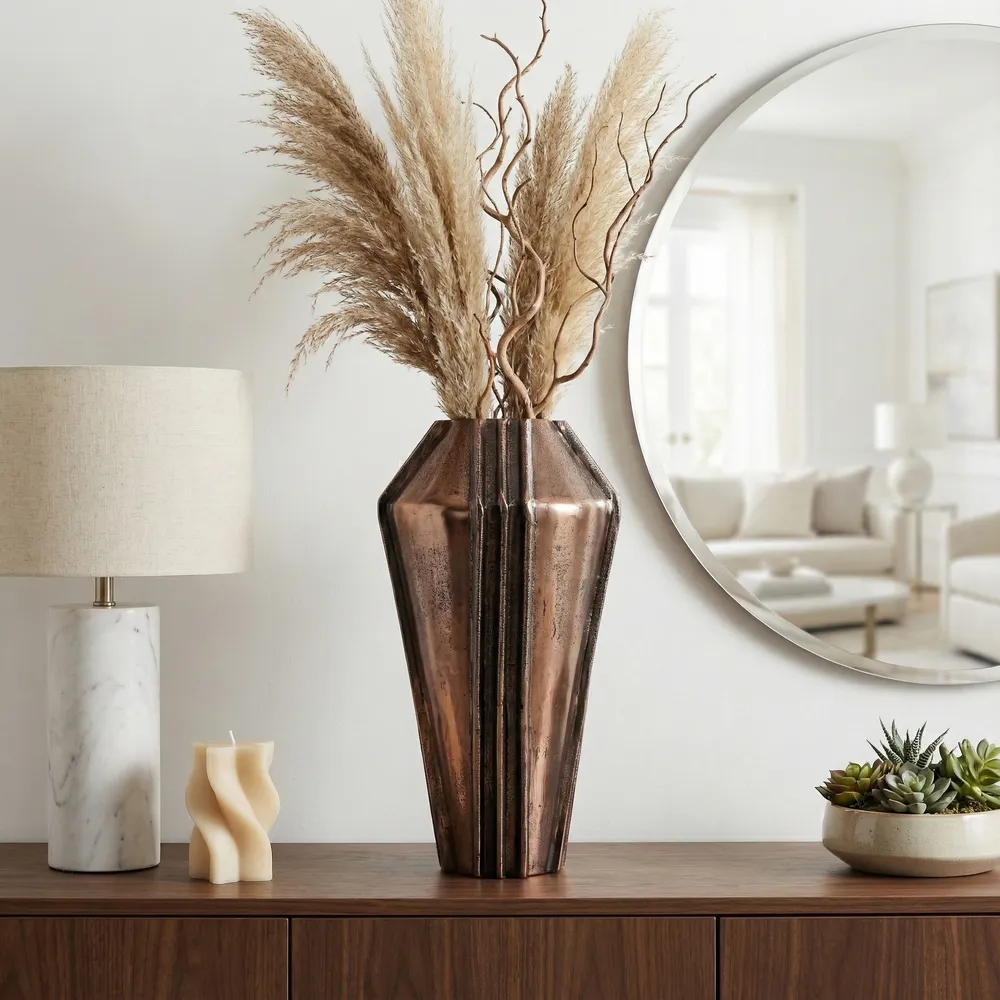 TILTONCROSS BRONZE VASE 17 (IN)