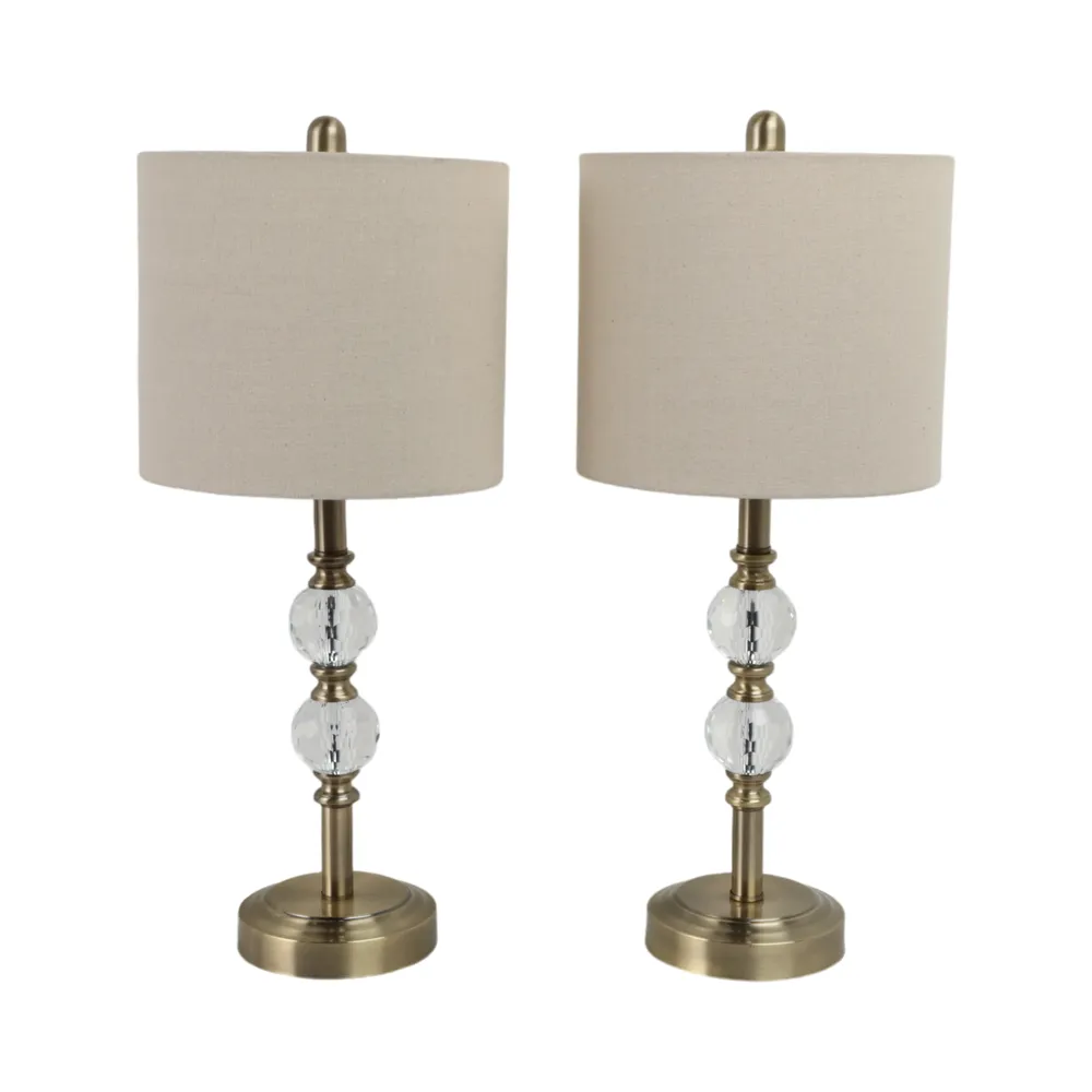 BRAXTONLAKE SET OF 2 GOLD LAMPS 26 (IN)