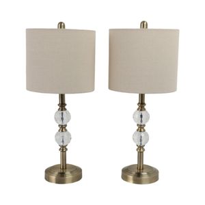 BRAXTONLAKE SET OF 2 GOLD LAMPS 26 (IN) 1