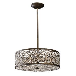 Amherst 17'' Wide 6-Light Chandelier - Antique Bronze 1