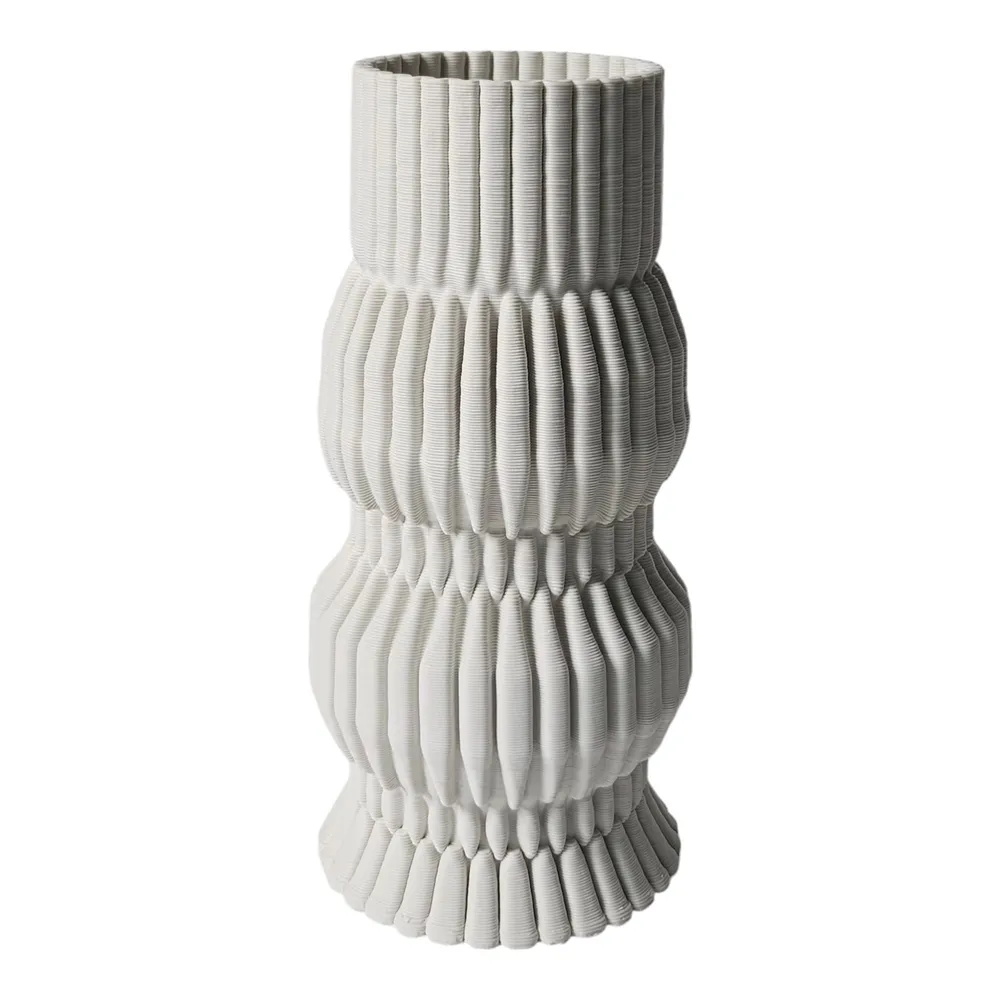 CALTONPORT WHITE VASE 11 (IN)