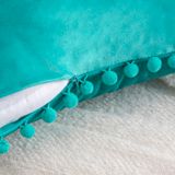 Tassels Reversible Throw Pillow 3