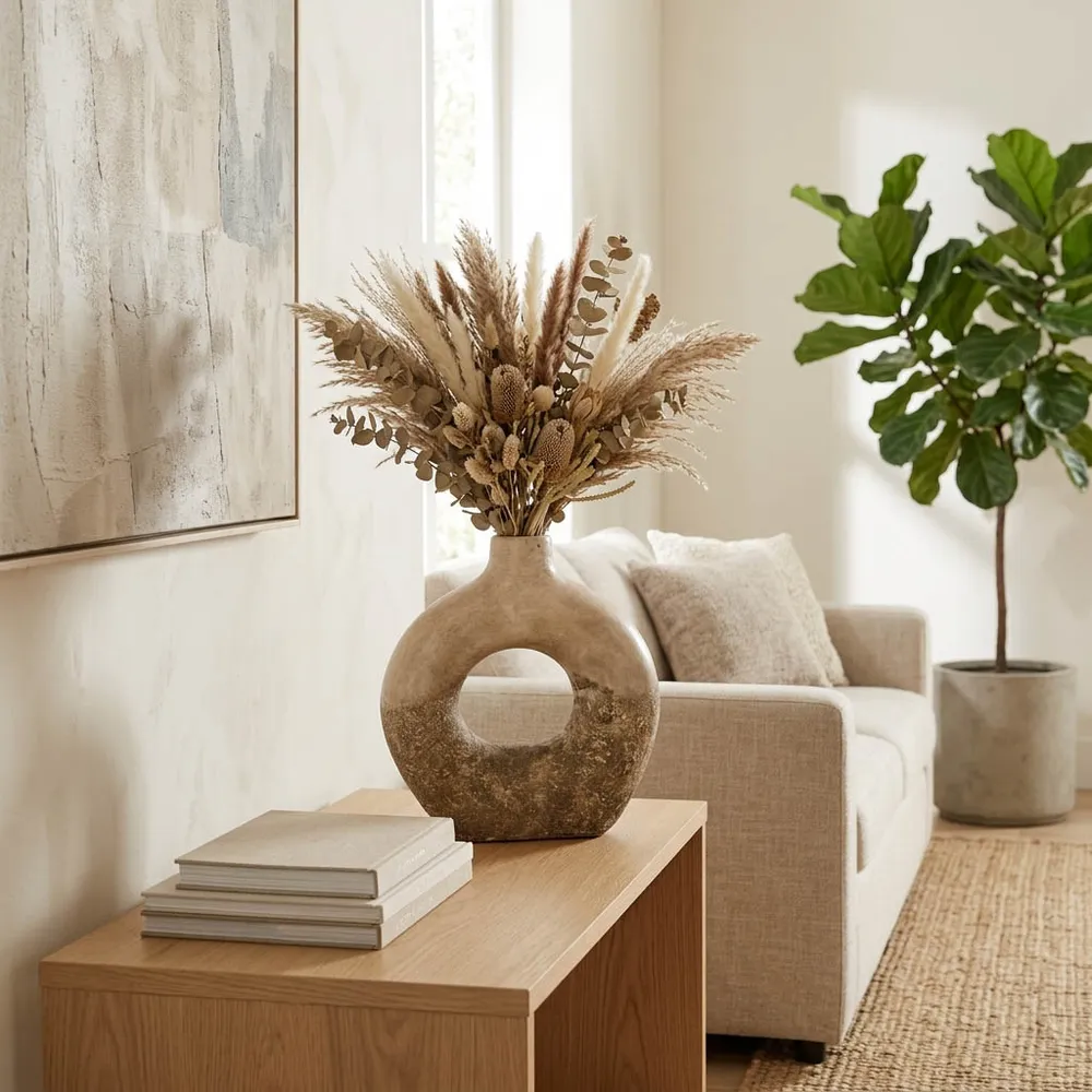 COVEDALE IVORY VASE 12 (IN)