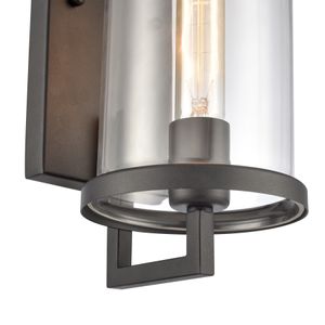 Hopkins 15.75'' High 1-Light Outdoor Sconce - Charcoal Black 6