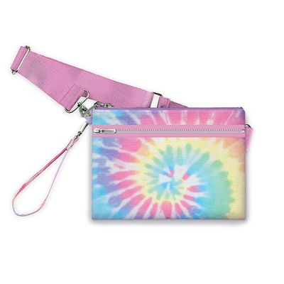 CANVAS HIP BAG - SEAFOAM TIE-DYE