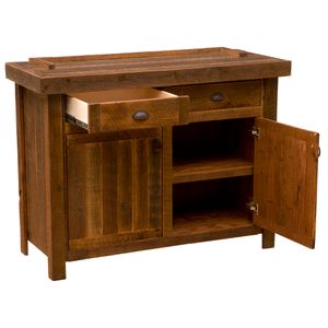Barnwood 48-inch Buffet - Antique Oak Top 3
