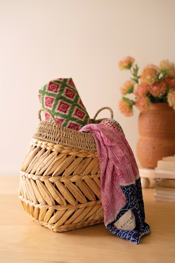 Seagrass Basket with Two Handles