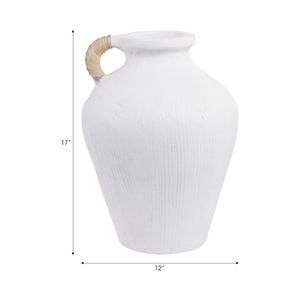 HANKWAY WHITE VASE 17 (IN) 9