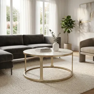 NELSONWAY GOLD COFFEE TABLE 20 (IN) 12