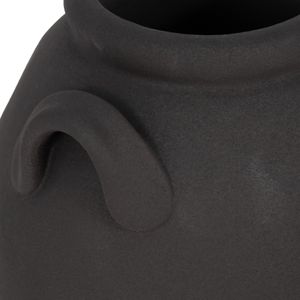 GLOVERMILL BLACK VASE 7 (IN) 6