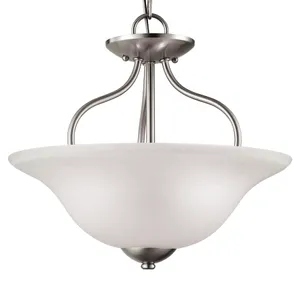 Conway 15'' Wide 2-Light Semi Flush Mount - Brushed Nickel 4