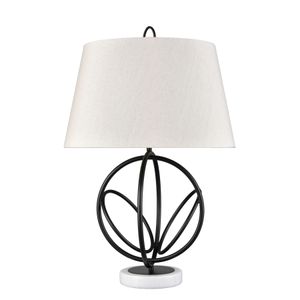 Morely 26'' High 1-Light Table Lamp - Matte Black 1