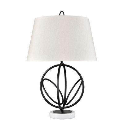 Morely 26″ High 1-Light Table Lamp - Matte Black