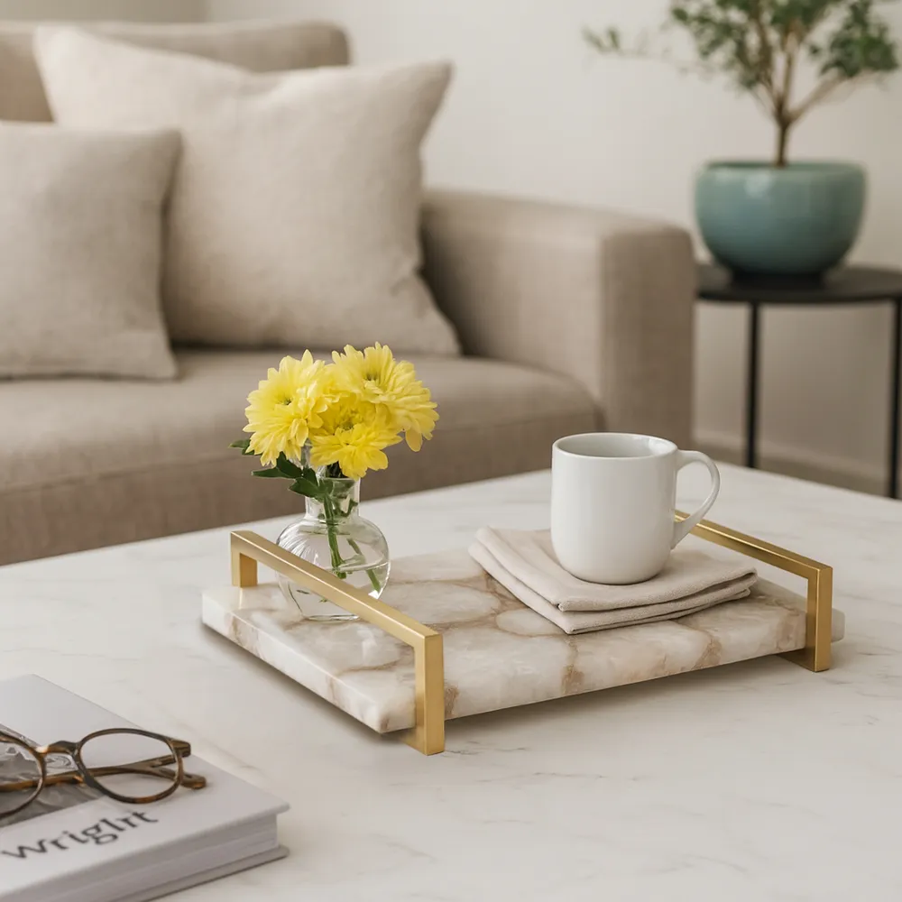 HERMONBROOK IVORY TRAY 3 (IN)
