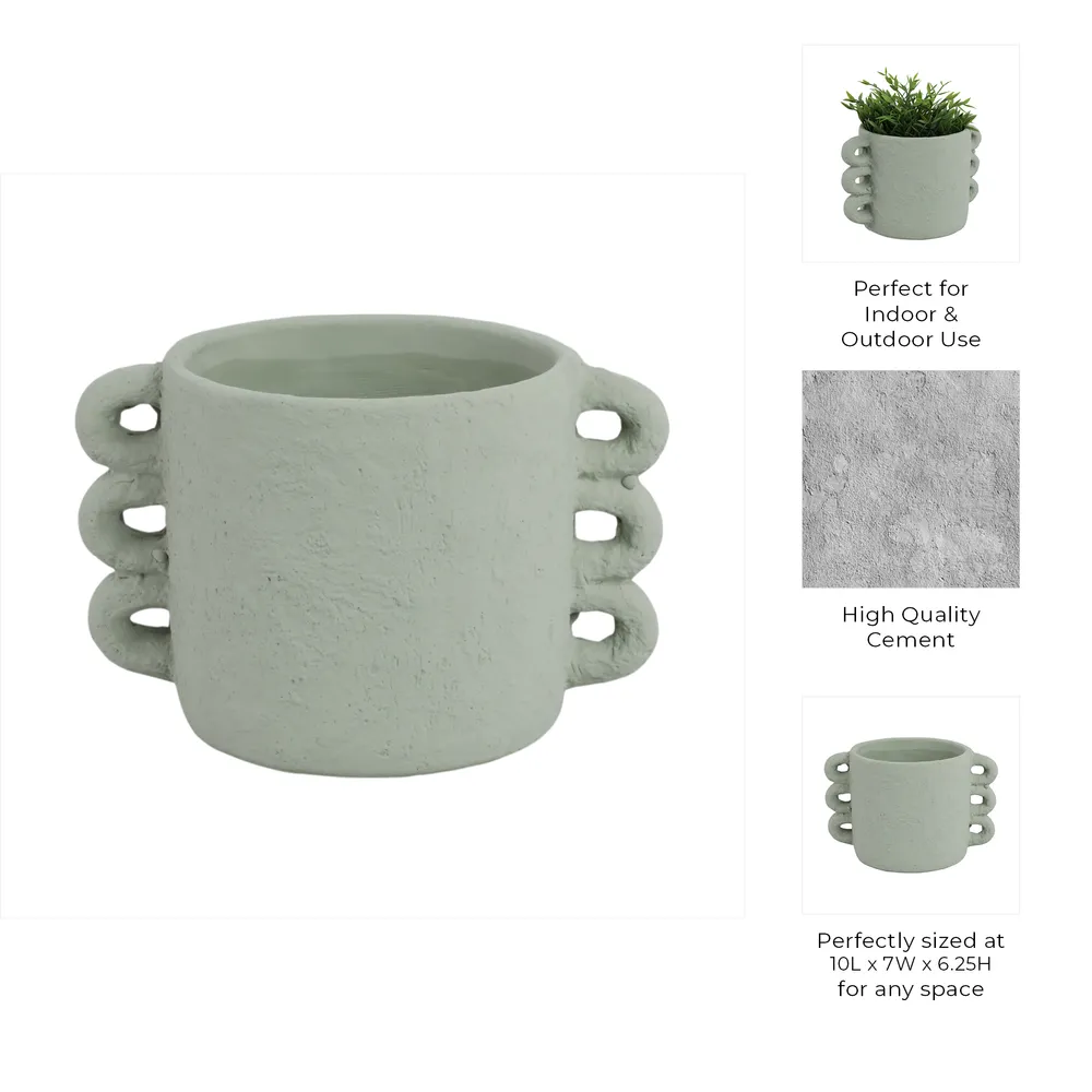 ARLOWHAVEN GREEN PLANTER 7 (IN)