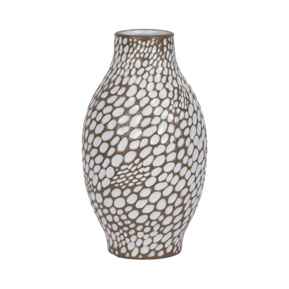 HARPERMILL BROWN VASE 14 (IN)