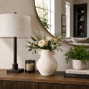 REXVALE IVORY VASE 10 (IN) 13