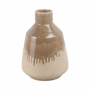 SAGEWELL BROWN VASE 9 (IN) 4