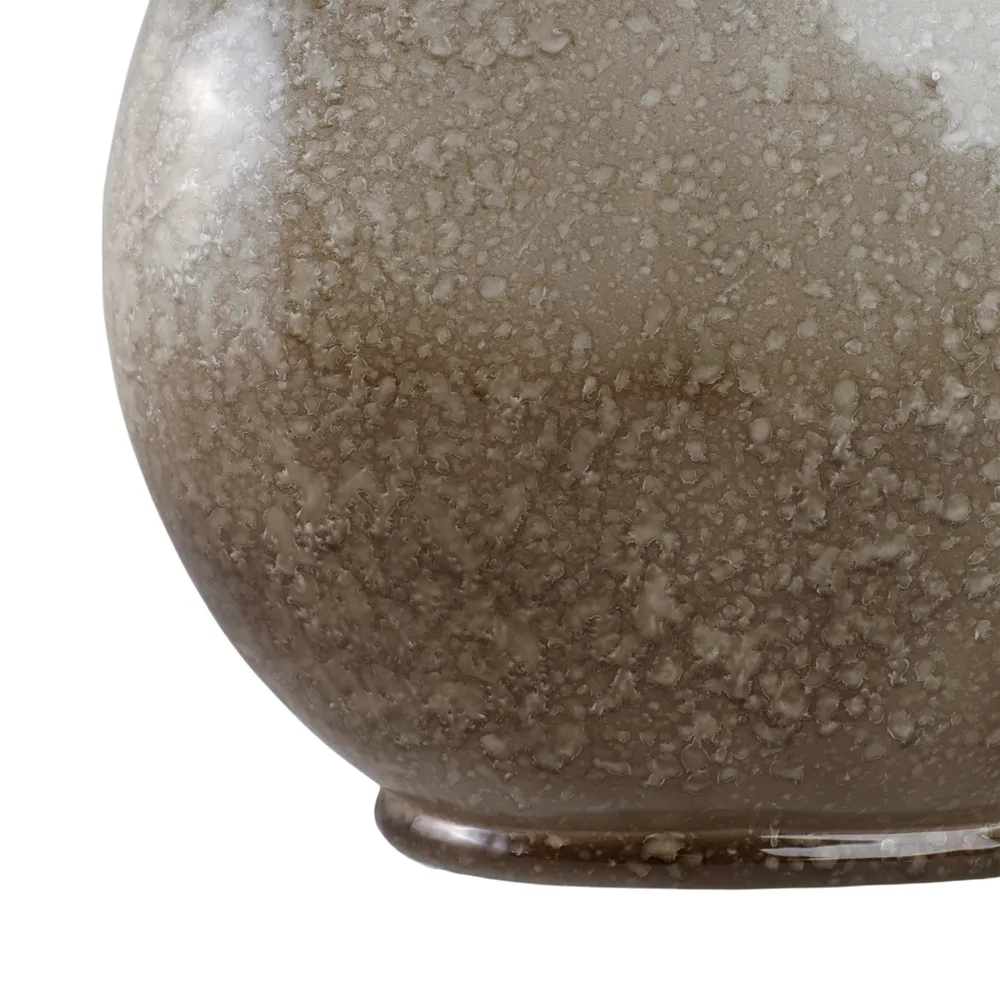 TATUMMORE WHITE GLASS VASE 20 (IN)