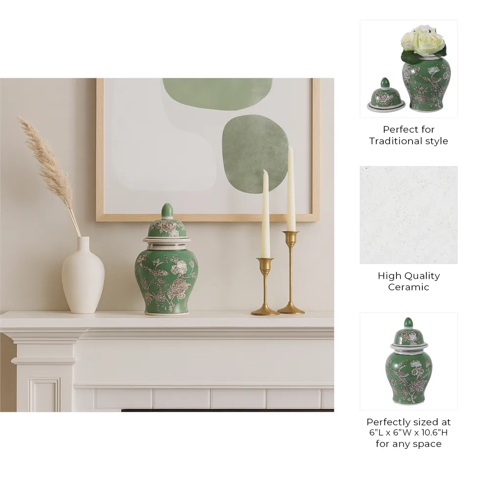ELDREDPORT GREEN CHINOISERIE 11 (IN)
