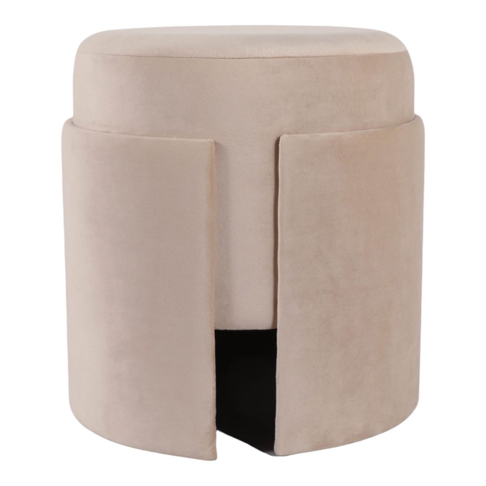HADLEYTON IVORY OTTOMAN 18 (IN)