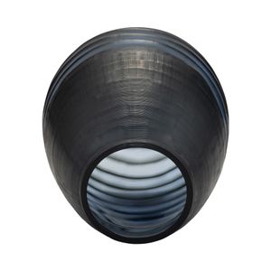 CARTERHAVEN BLUE GLASS VASE 11 (IN) 7