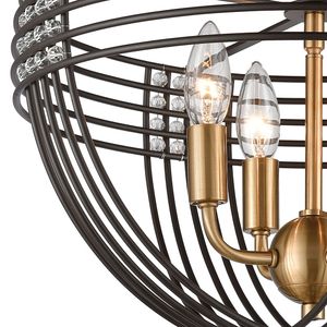 Concentric 16'' Wide 4-Light Semi Flush Mount - Oil Rubbed Bronze 3
