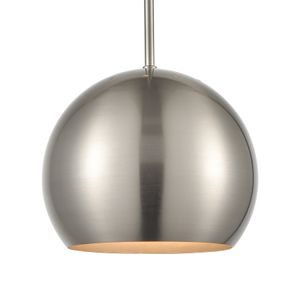 Salt Rim 8'' Wide 1-Light Mini Pendant - Brushed Nickel 4