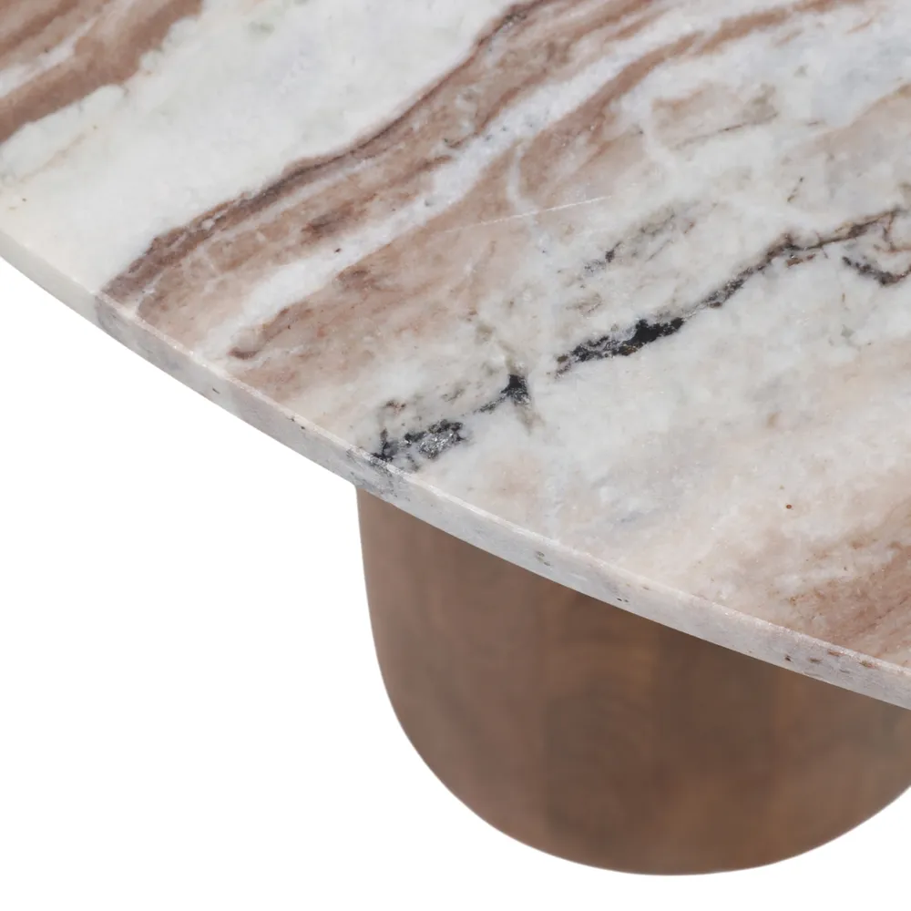 VERAWAY BROWN COFFEE TABLE 19 (IN)