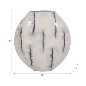 GORTONHAM WHITE VASE 20 (IN) 9