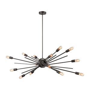 Xenia 54'' Wide 14-Light Chandelier - Oil Rubbed Bronze 2